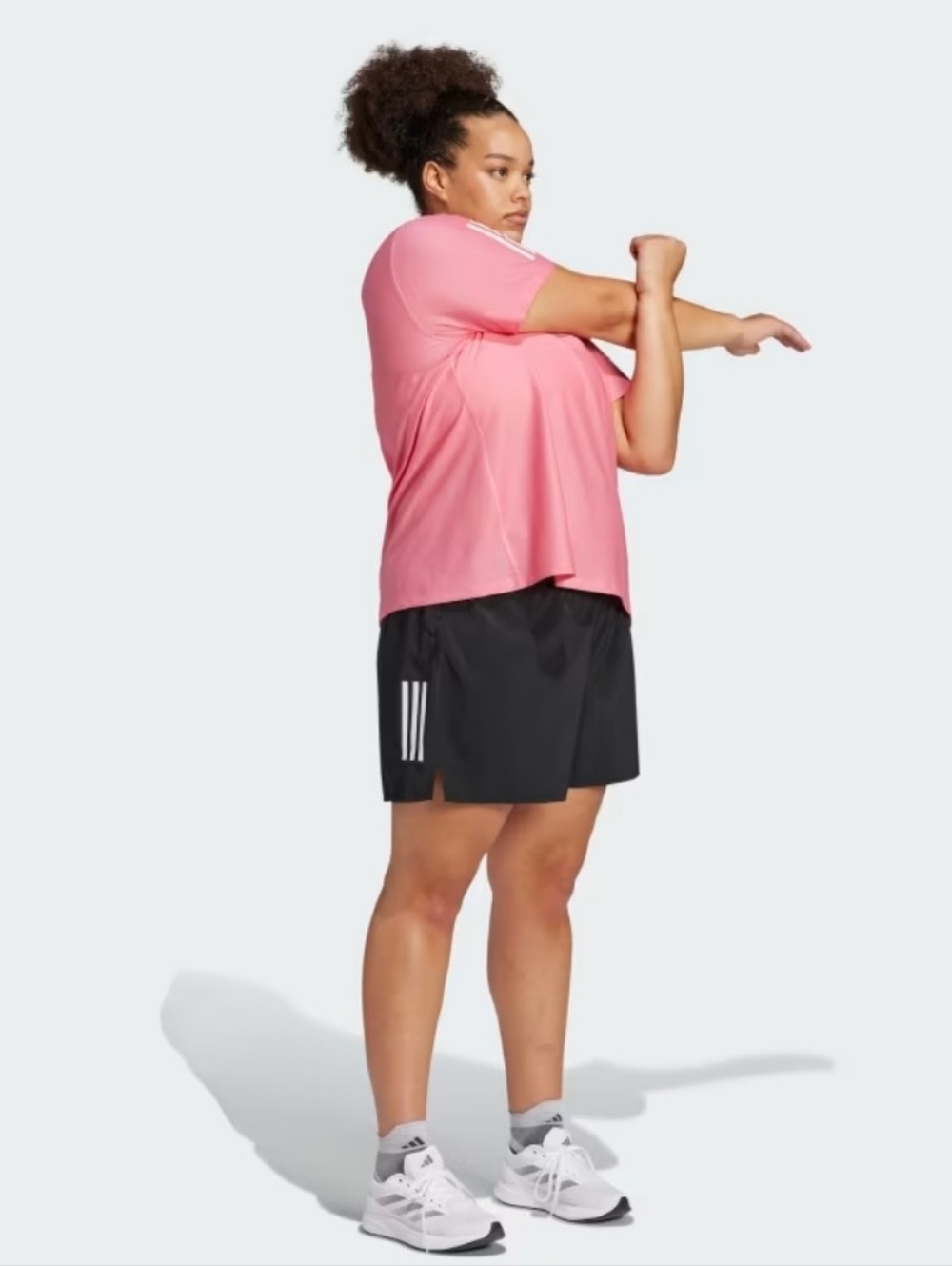 Adidas Womens 2X Own The Run Lined Running Black Split Shorts JG6143 Marathon